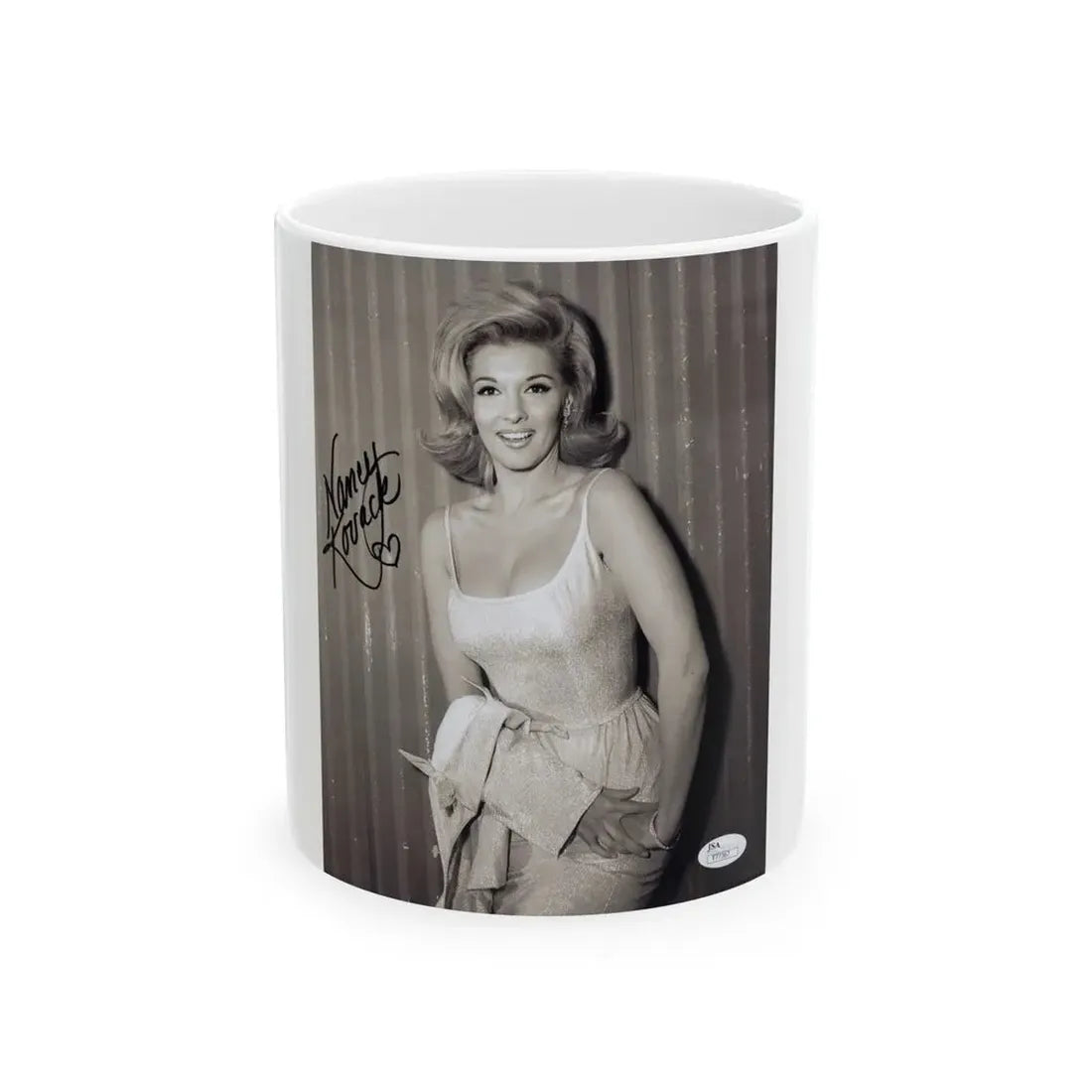 Nancy Kovack #322 (Vintage Female Icon) White Coffee Mug 11oz - Go Mug Yourself