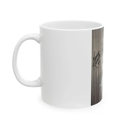 Nancy Kovack #322 (Vintage Female Icon) White Coffee Mug - Go Mug Yourself
