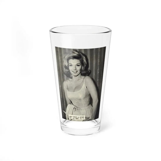 Nancy Kovack #37 (Vintage Female Icon) Pint Glass 16oz 16oz - Go Mug Yourself