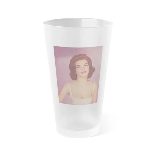 Nancy Kovack #45 (Vintage Female Icon) Frosted Pint Glass 16oz 16oz Frosted - Go Mug Yourself