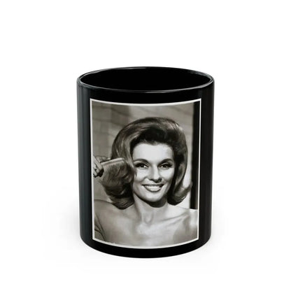 Nancy Kovack #49 (Vintage Female Icon) Black Coffee Mug 11oz - Go Mug Yourself