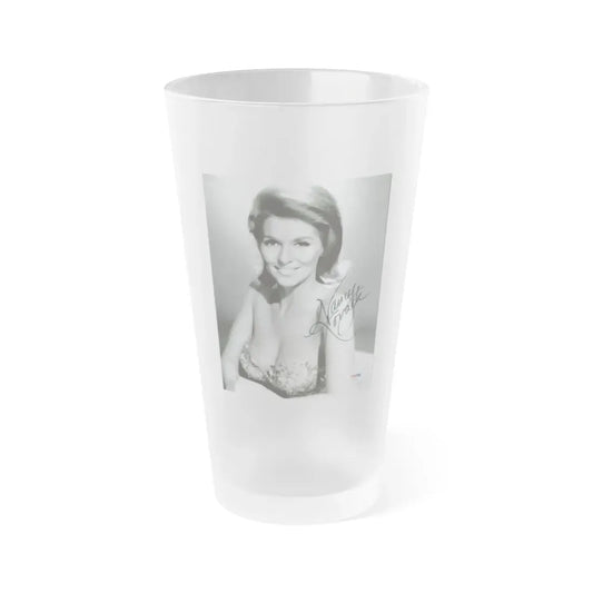 Nancy Kovack #52 (Vintage Female Icon) Frosted Pint Glass 16oz 16oz Frosted - Go Mug Yourself