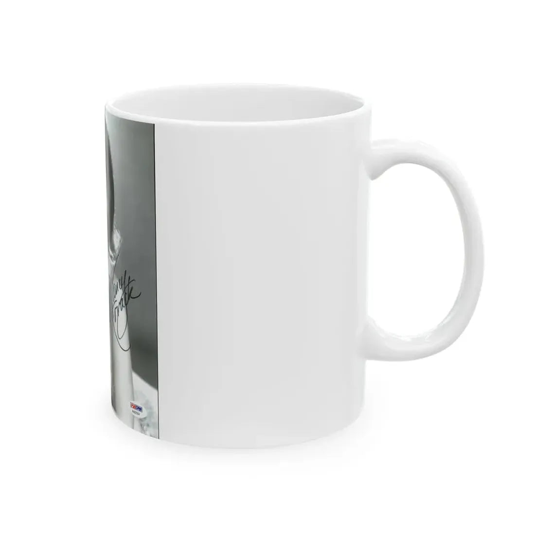 Nancy Kovack #52 (Vintage Female Icon) White Coffee Mug - Go Mug Yourself