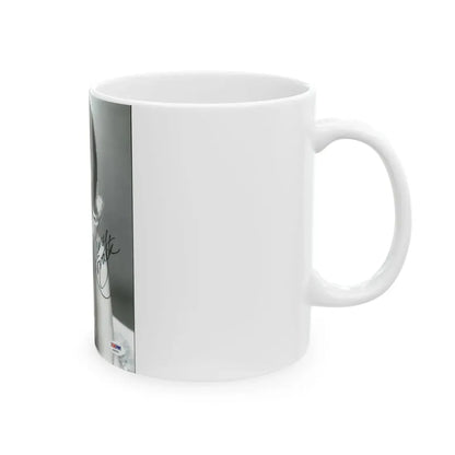 Nancy Kovack #52 (Vintage Female Icon) White Coffee Mug - Go Mug Yourself