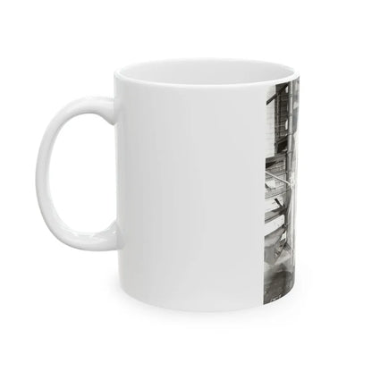 Nancy Kovack #56 (Vintage Female Icon) White Coffee Mug-Go Mug Yourself