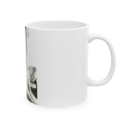 Nancy Kovack #56 (Vintage Female Icon) White Coffee Mug - Go Mug Yourself