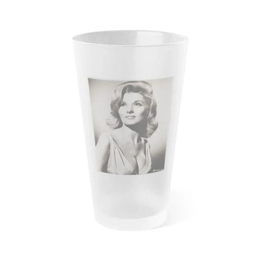Nancy Kovack #59 (Vintage Female Icon) Frosted Pint Glass 16oz 16oz Frosted - Go Mug Yourself