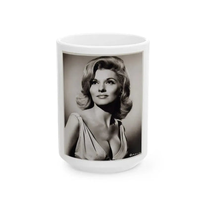 Nancy Kovack #59 (Vintage Female Icon) White Coffee Mug 15oz - Go Mug Yourself