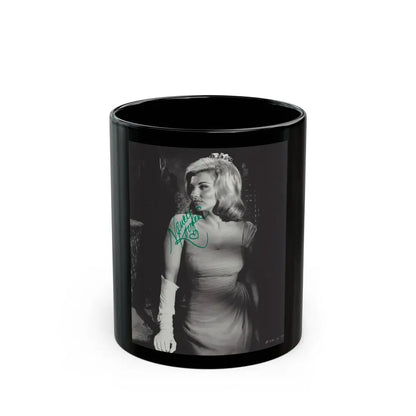 Nancy Kovack #611 (Vintage Female Icon) Black Coffee Mug 11oz - Go Mug Yourself