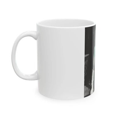 Nancy Kovack #611 (Vintage Female Icon) White Coffee Mug-Go Mug Yourself