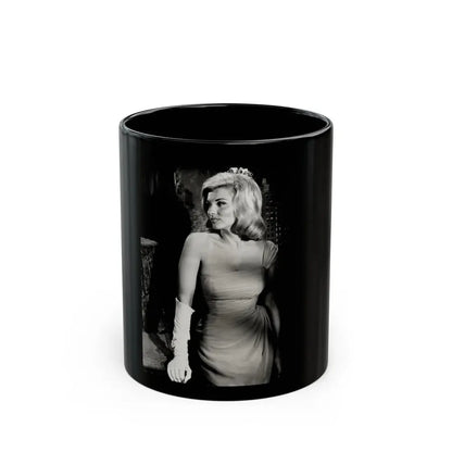 Nancy Kovack #612 (Vintage Female Icon) Black Coffee Mug 11oz - Go Mug Yourself