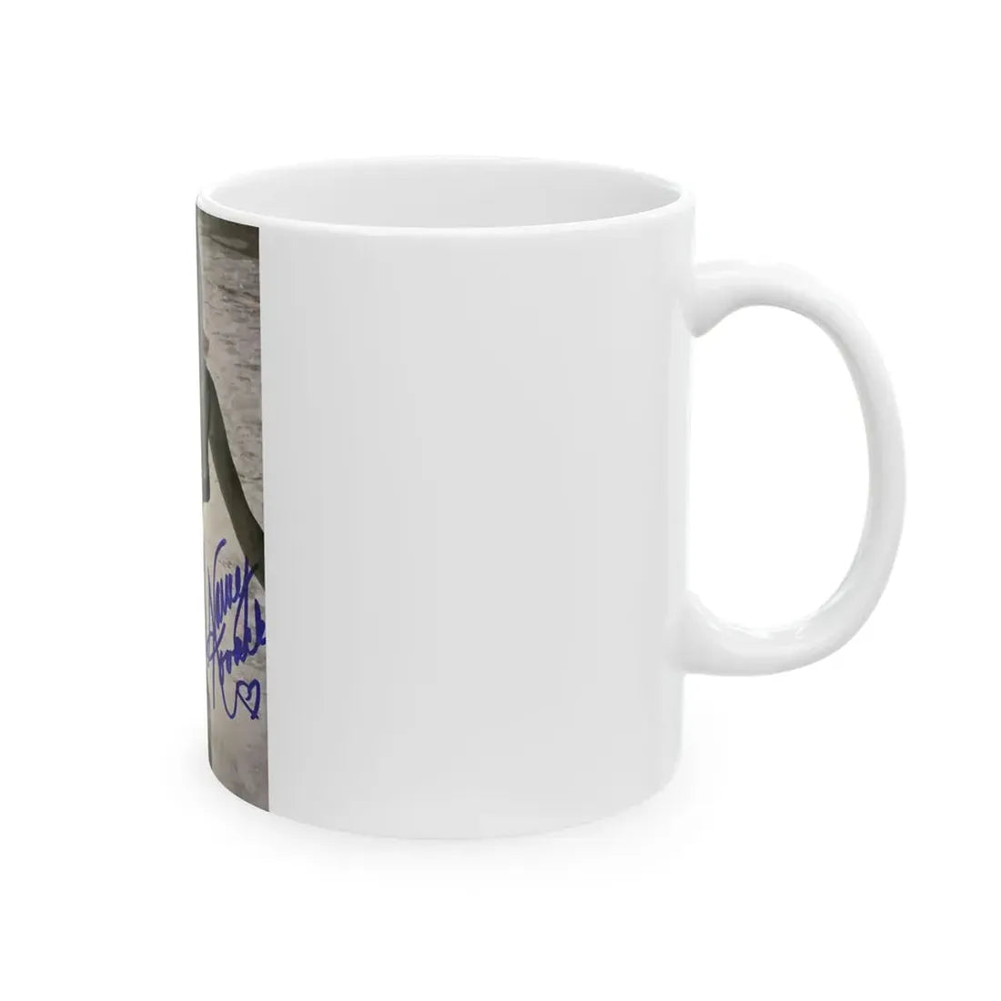 Nancy Kovack #67 (Vintage Female Icon) White Coffee Mug - Go Mug Yourself