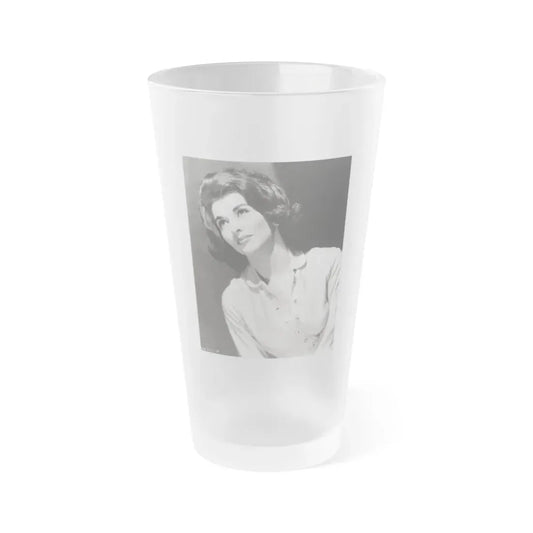 Nancy Kovack #69 (Vintage Female Icon) Frosted Pint Glass 16oz 16oz Frosted - Go Mug Yourself