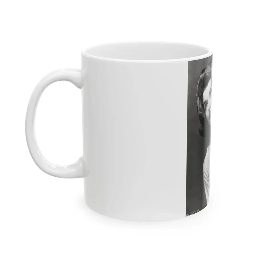 Nancy Kovack #69 (Vintage Female Icon) White Coffee Mug - Go Mug Yourself