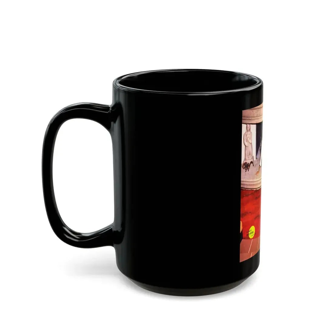 Nancy Kovack #81 (Vintage Female Icon) Black Coffee Mug - Go Mug Yourself