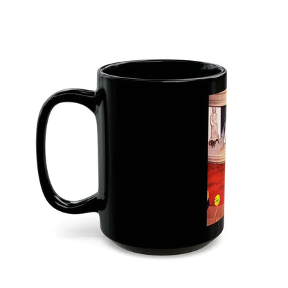 Nancy Kovack #81 (Vintage Female Icon) Black Coffee Mug - Go Mug Yourself
