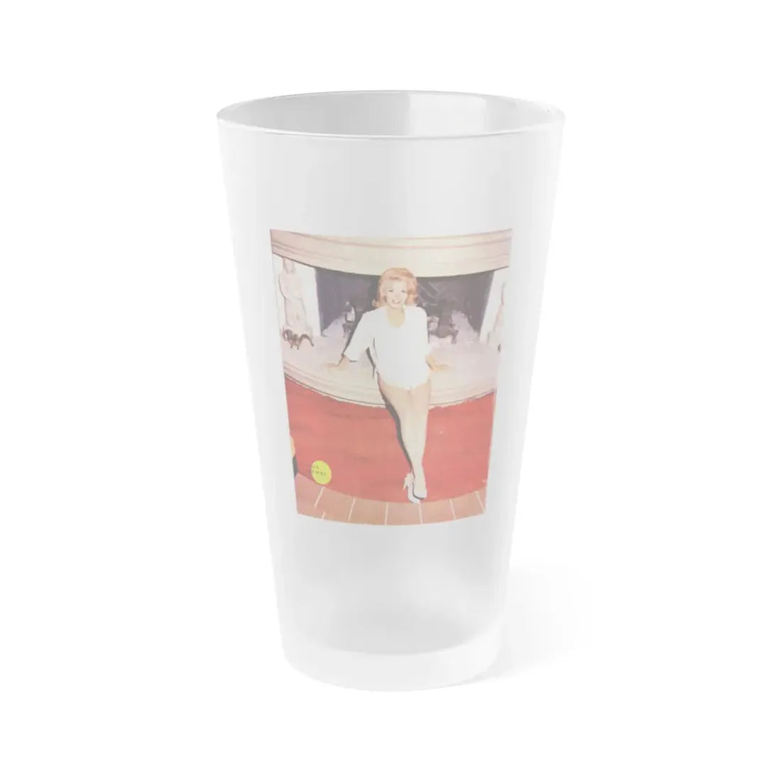 Nancy Kovack #81 (Vintage Female Icon) Frosted Pint Glass 16oz 16oz Frosted - Go Mug Yourself