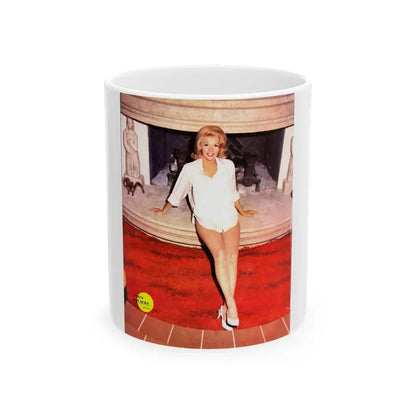 Nancy Kovack #81 (Vintage Female Icon) White Coffee Mug 11oz - Go Mug Yourself