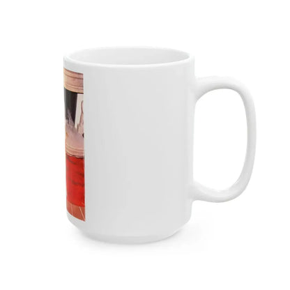 Nancy Kovack #81 (Vintage Female Icon) White Coffee Mug - Go Mug Yourself