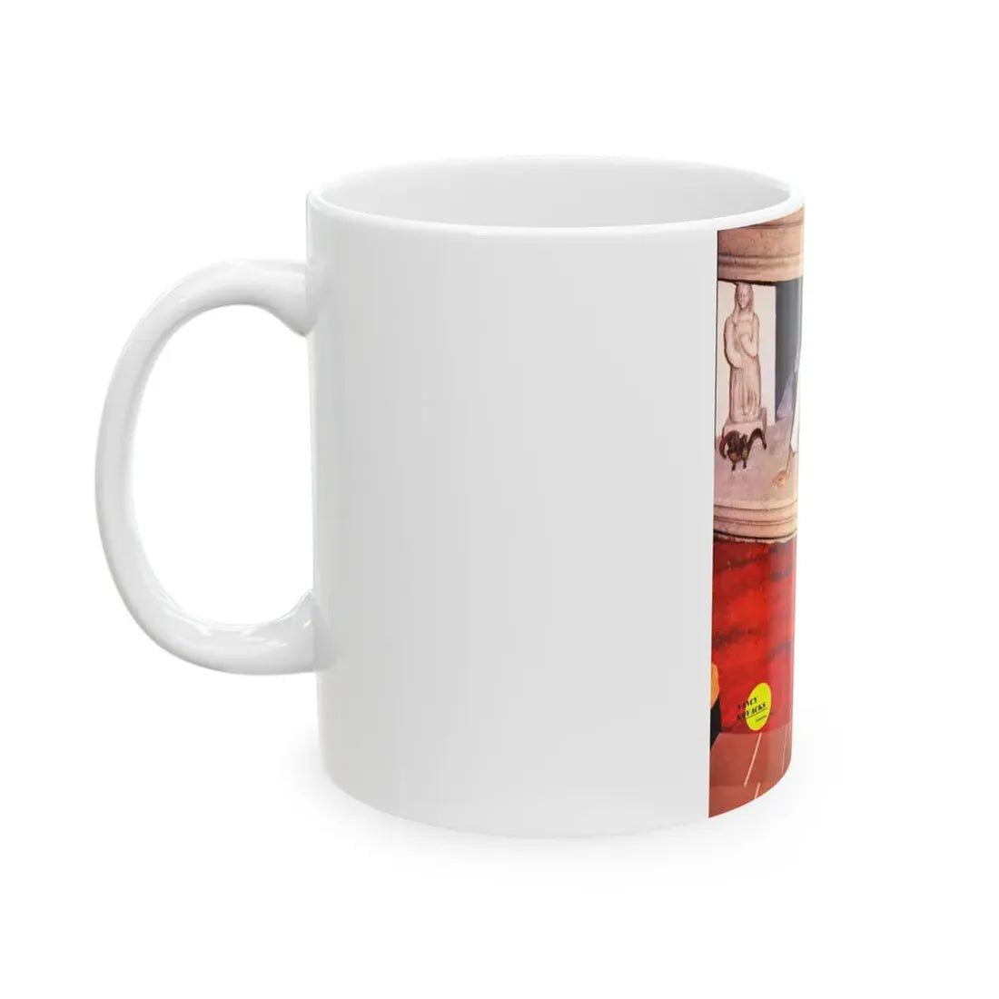 Nancy Kovack #81 (Vintage Female Icon) White Coffee Mug - Go Mug Yourself