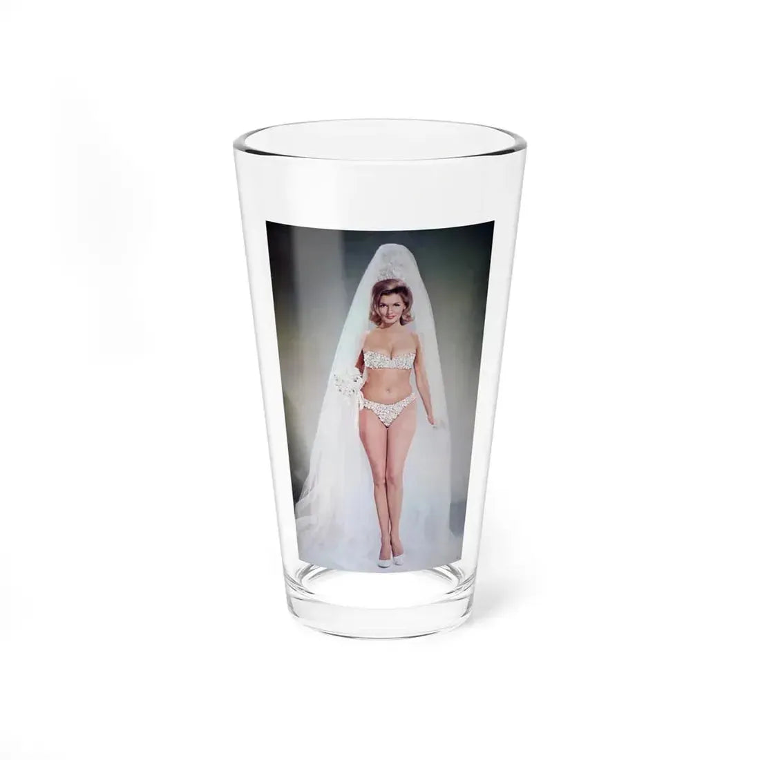 Nancy Kovack #82 (Vintage Female Icon) Pint Glass 16oz 16oz - Go Mug Yourself