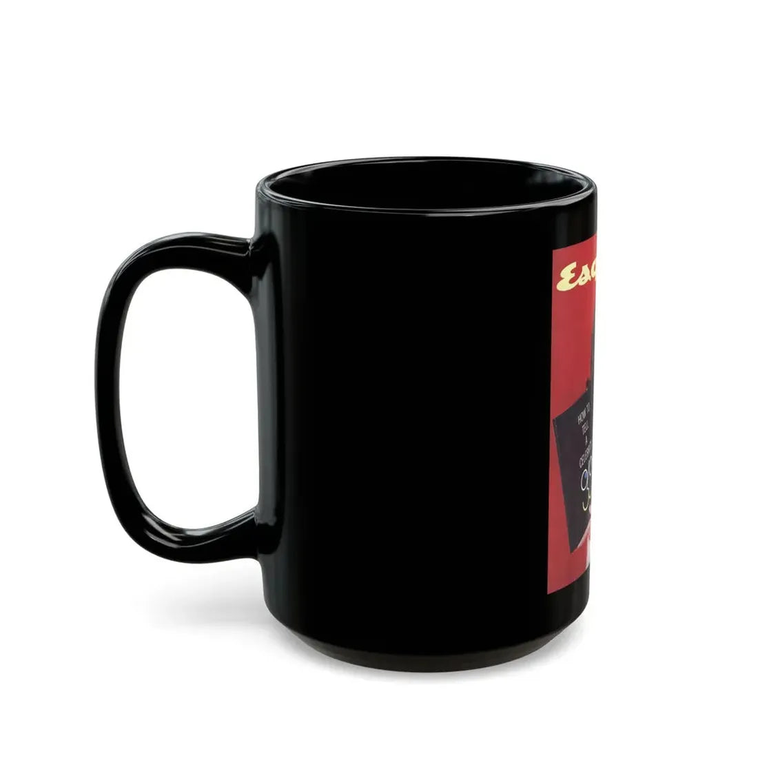 Nancy Kovack #94 - Esquire June 1961 (Vintage Female Icon) Black Coffee Mug - Go Mug Yourself
