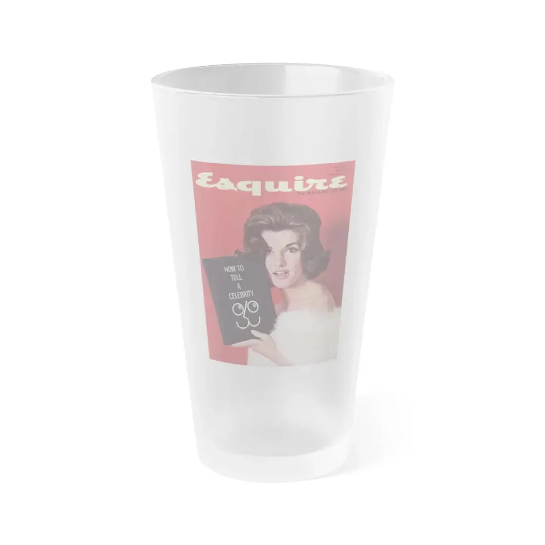 Nancy Kovack #94 - Esquire June 1961 (Vintage Female Icon) Frosted Pint Glass 16oz 16oz Frosted - Go Mug Yourself