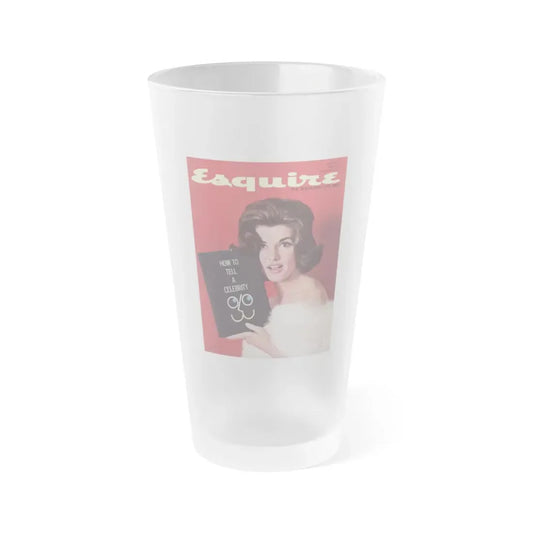 Nancy Kovack #94 - Esquire June 1961 (Vintage Female Icon) Frosted Pint Glass 16oz 16oz Frosted - Go Mug Yourself