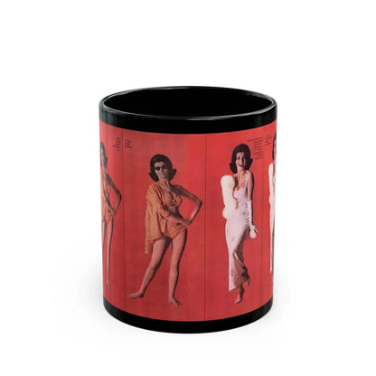 Nancy Kovack #96 - Esquire June 1961 (Vintage Female Icon) Black Coffee Mug 11oz - Go Mug Yourself