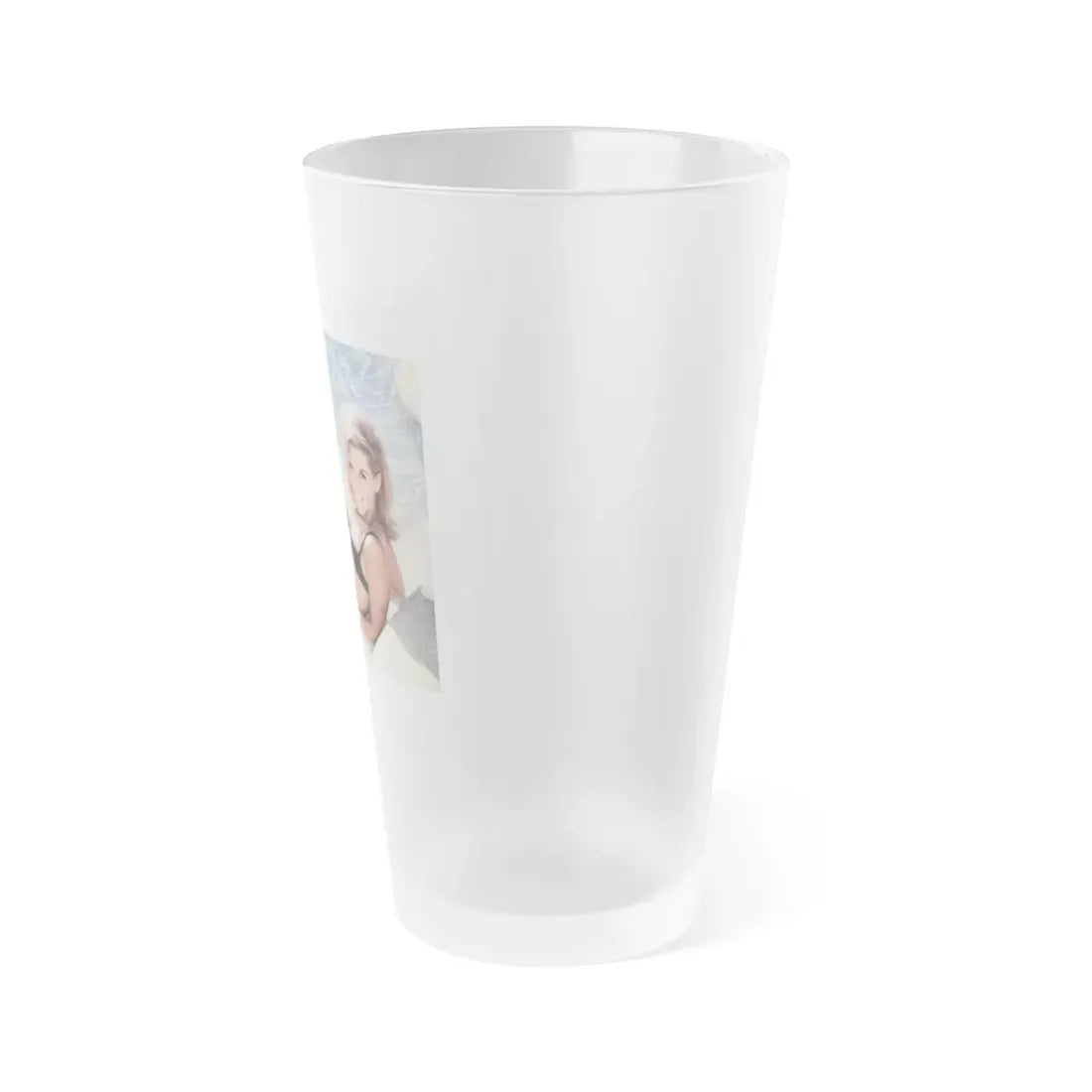 Nancy Kovack #99 (Vintage Female Icon) Frosted Pint Glass 16oz - Go Mug Yourself