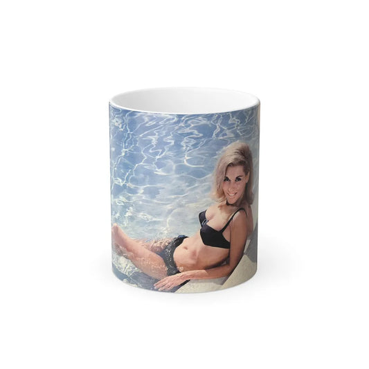 Nancy Kovack #99 (Vintage Female Icons) Color Changing Mug 11oz-11oz-Go Mug Yourself
