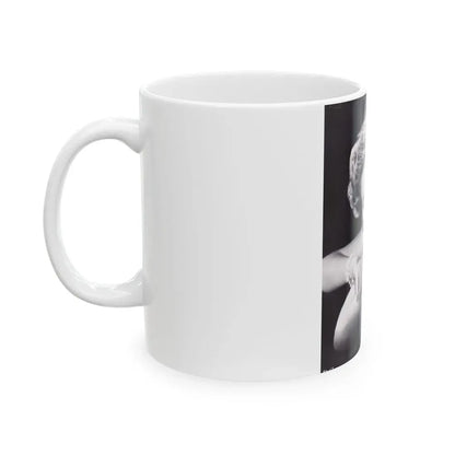 Nancy Olson #12 (Vintage Female Icon) White Coffee Mug - Go Mug Yourself