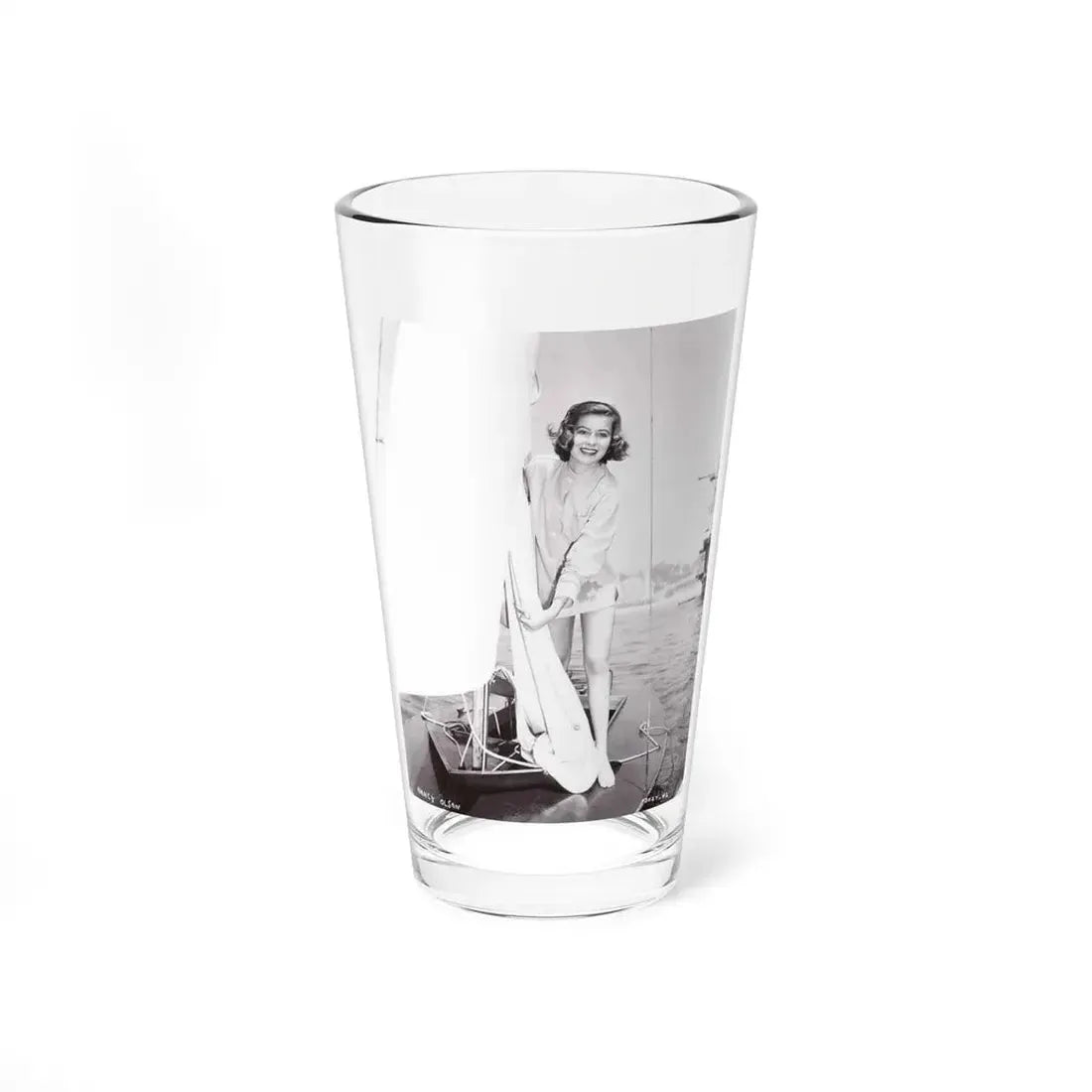 Nancy Olson #15 (Vintage Female Icon) Pint Glass 16oz 16oz - Go Mug Yourself