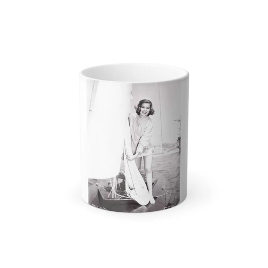 Nancy Olson #15 (Vintage Female Icons) Color Changing Mug 11oz-11oz-Go Mug Yourself