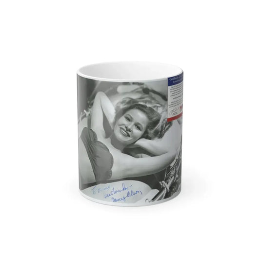 Nancy Olson #18 (Vintage Female Icon) Color Changing Mug 11oz 11oz - Go Mug Yourself