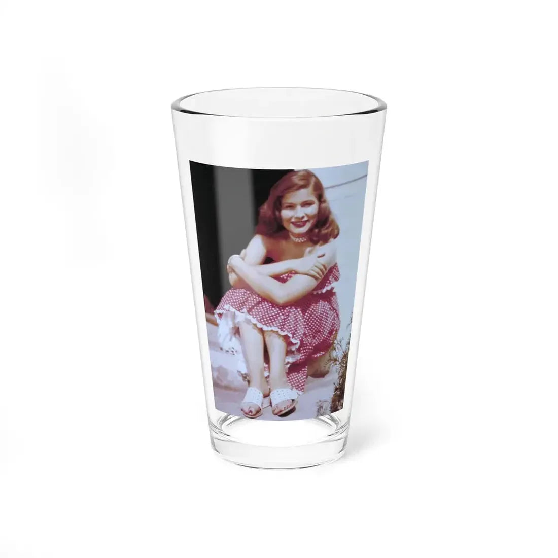 Nancy Olson #21 (Vintage Female Icon) Pint Glass 16oz 16oz - Go Mug Yourself