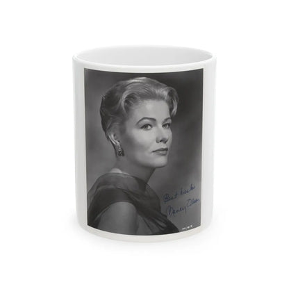 Nancy Olson #22 (Vintage Female Icon) White Coffee Mug-11oz-Go Mug Yourself