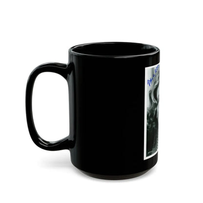 Nancy Olson #23 (Vintage Female Icon) Black Coffee Mug-Go Mug Yourself