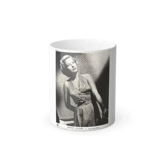 Nancy Olson #24 (Vintage Female Icon) Color Changing Mug 11oz 11oz - Go Mug Yourself