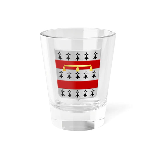 Nandrin wapen (Belgium) (Coat of Arms) Shot Glass 1.5oz 1.5oz - Go Mug Yourself