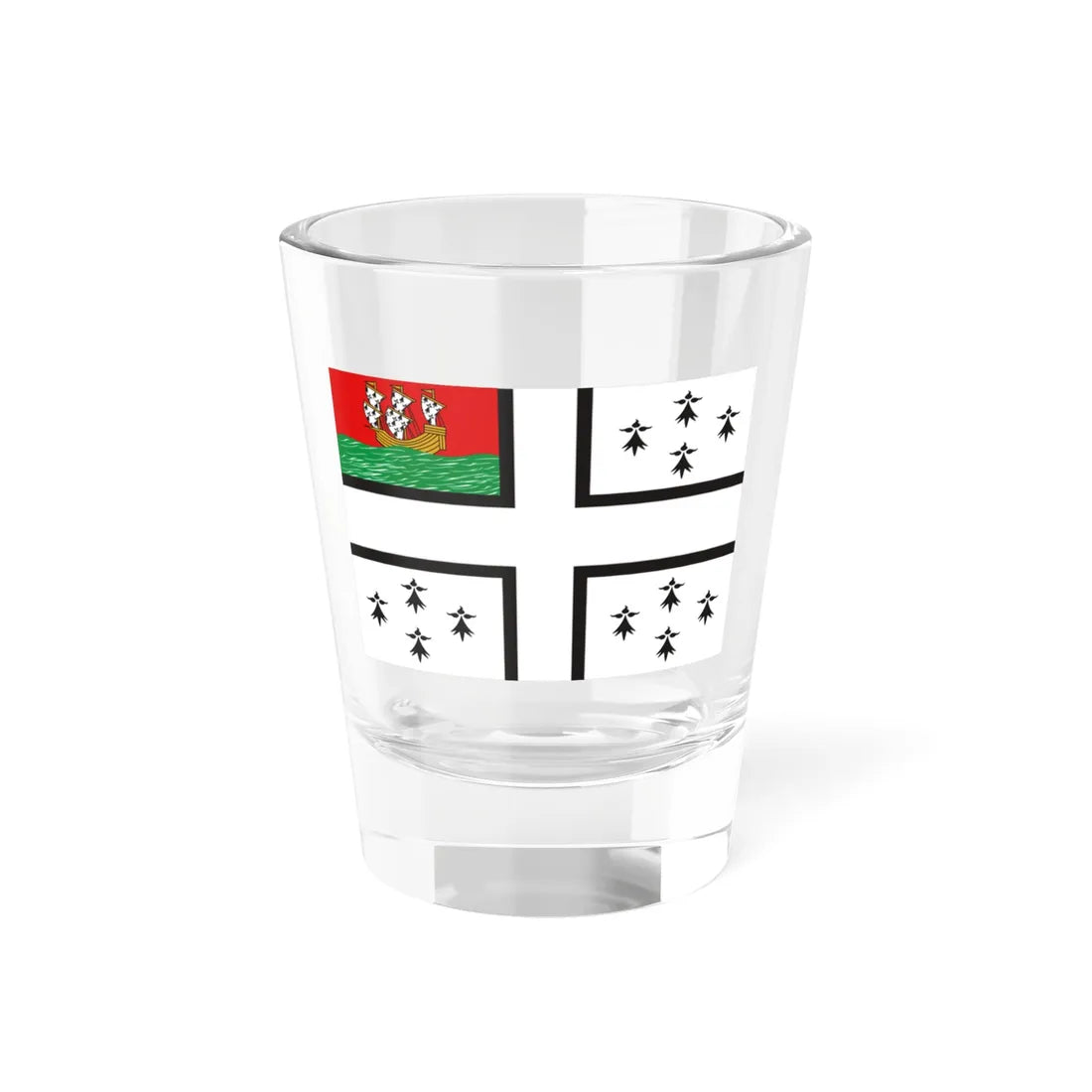 Nantes (Belgium) Shot Glass 1.5oz 1.5oz - Go Mug Yourself
