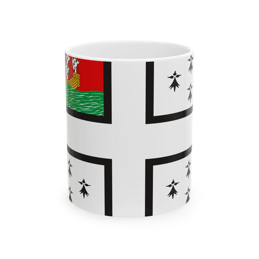 Nantes (Belgium) White Coffee Mug-11oz-Go Mug Yourself