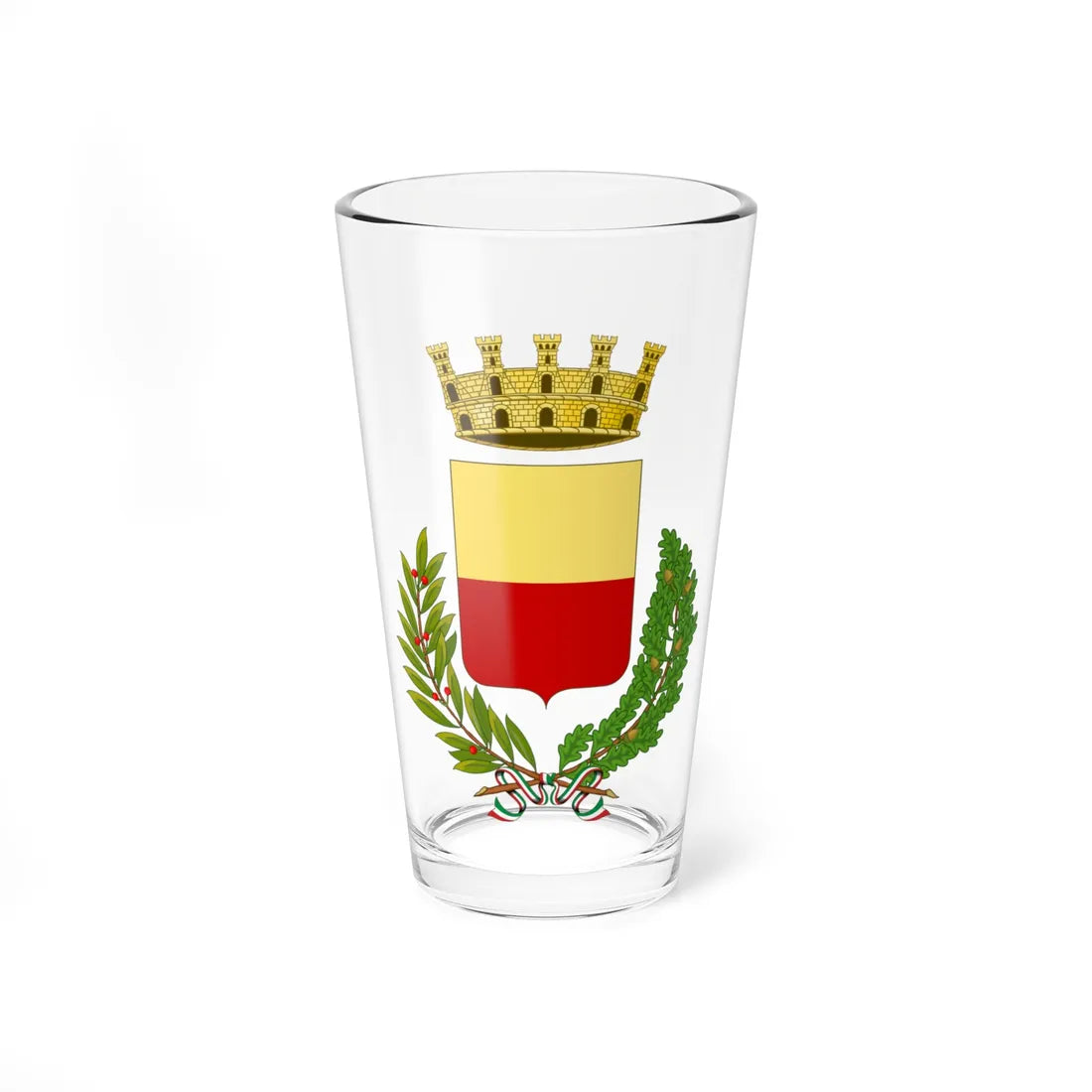 Napoli-Stemma (Italy) (Coat of Arms) Pint Glass 16oz 16oz - Go Mug Yourself