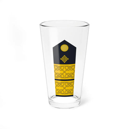 Naramenica ljetne odore admirala flote HRM (Croatia) (Military Rank) Pint Glass 16oz 16oz - Go Mug Yourself