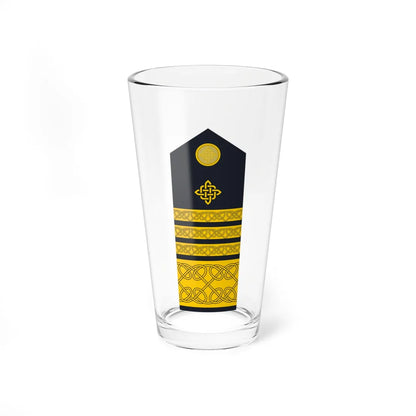 Naramenica ljetne odore admirala HRM (Croatia) (Military Rank) Pint Glass 16oz 16oz - Go Mug Yourself