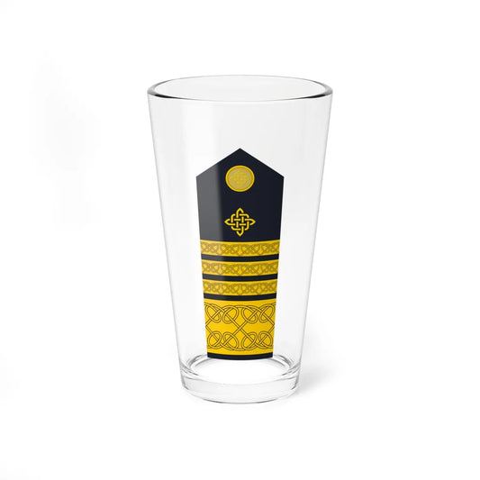 Naramenica ljetne odore admirala HRM (Croatia) (Military Rank) Pint Glass 16oz 16oz - Go Mug Yourself