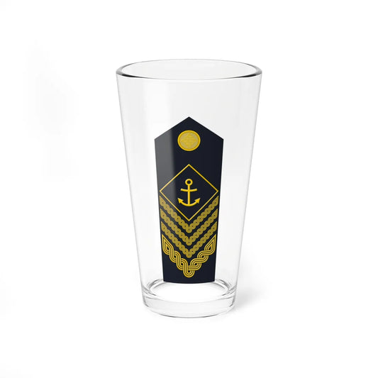 Naramenica ljetne odore časničkog namjesnika HRM (Croatia) (Military Rank) Pint Glass 16oz 16oz - Go Mug Yourself