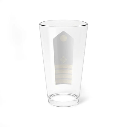Naramenica ljetne odore kapetana bojnog broda HRM (Croatia) (Military Rank) Pint Glass 16oz - Go Mug Yourself