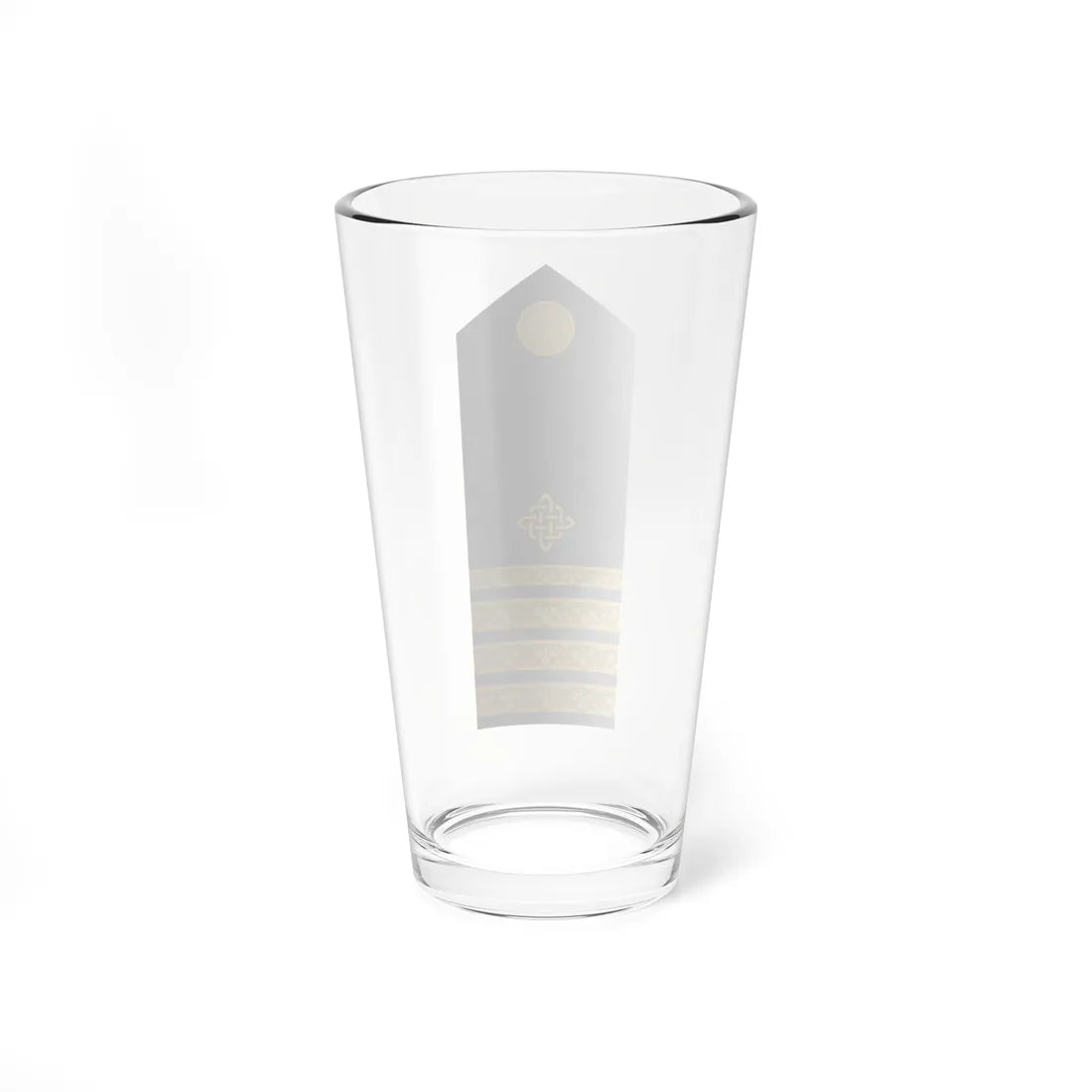 Naramenica ljetne odore kapetana fregate HRM (Croatia) (Military Rank) Pint Glass 16oz - Go Mug Yourself