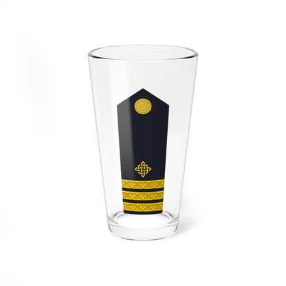 Naramenica ljetne odore kapetana korvete HRM (Croatia) (Military Rank) Pint Glass 16oz 16oz - Go Mug Yourself